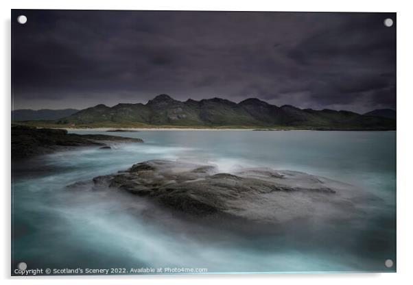 Sanna bay Acrylic by Scotland's Scenery