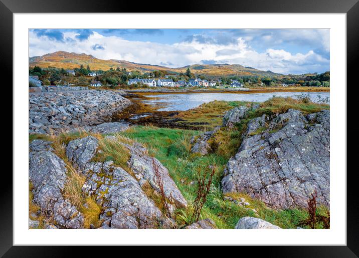 Arisaig on the road to Mallaig Framed Mounted Print by John Frid