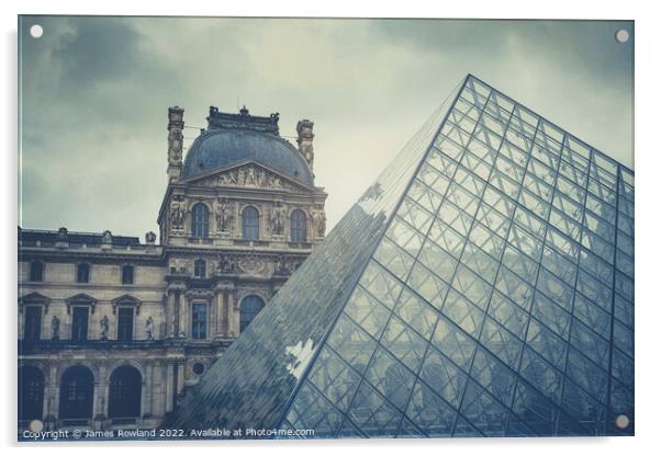Glass Louvre Acrylic by James Rowland