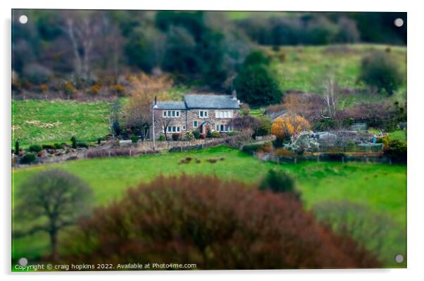 Farnley Farm Acrylic by craig hopkins