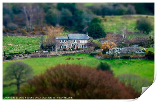 Farnley Farm Print by craig hopkins