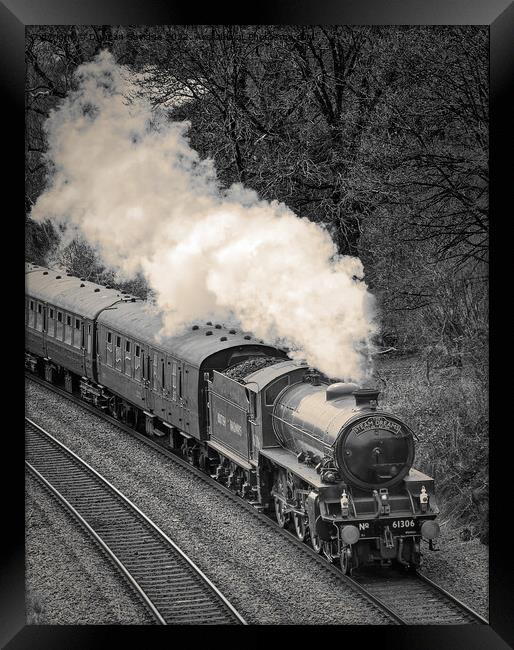 61306 'Mayflower' travelling through the Limpley Stoke Valley on Steam Dreams Excursion to Bath from London Victoria on 5th April 2022 Framed Print by Duncan Savidge