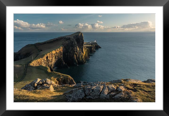 Neist Point Lighthouse  Framed Mounted Print by Anthony McGeever