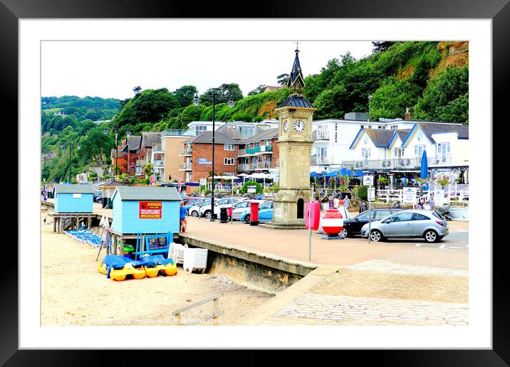 Shanklin Seafront. Framed Mounted Print by john hill