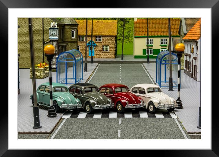 Smallville Does Abbey Road Framed Mounted Print by Steve Purnell