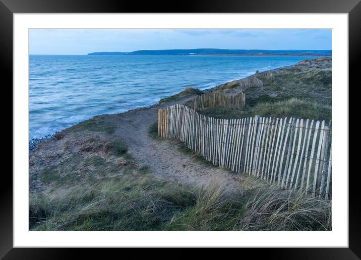 Coast path at Northam Burrows in North Devon Framed Mounted Print by Tony Twyman