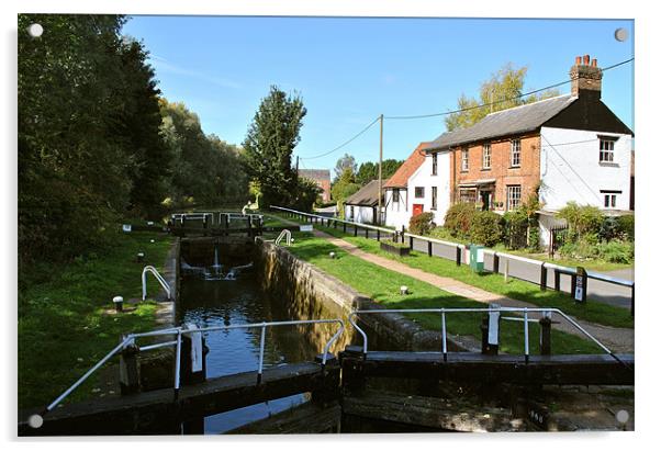 Dudswell Lock Acrylic by graham young