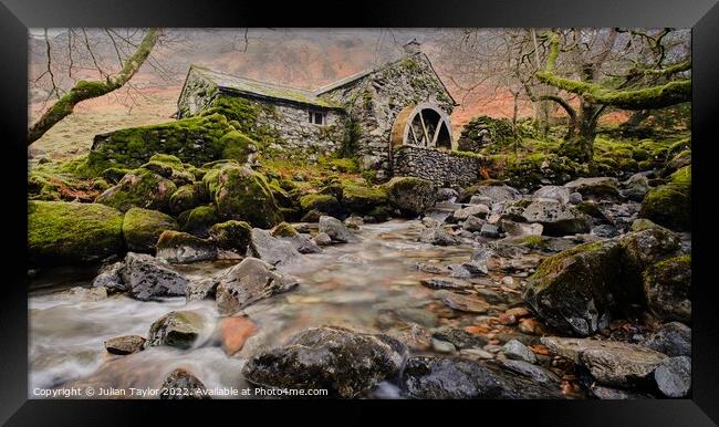 The Old Mill, Borrowdale Framed Print by Jules Taylor