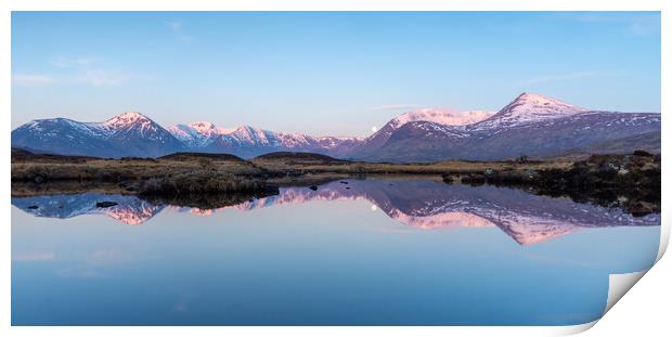 Loch Ba Sunrise Panoramic Print by Kevin Winter