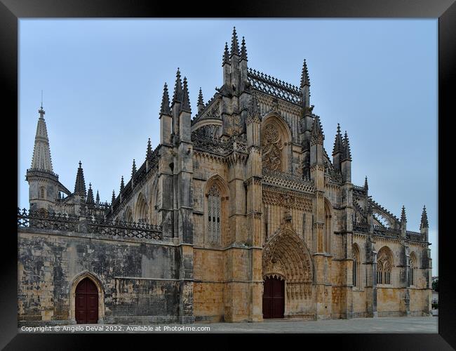 Batalha Monastery. Portugal Framed Print by Angelo DeVal