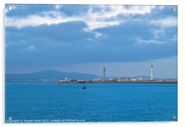 Ilha do Farol in Algarve Acrylic by Angelo DeVal