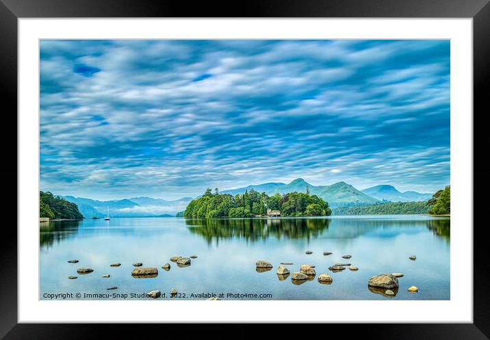Silk Lake Framed Mounted Print by Storyography Photography