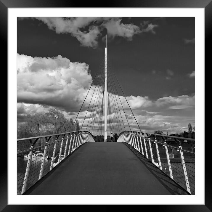 Christchurch Bridge over the River Thames  Framed Mounted Print by Joyce Storey