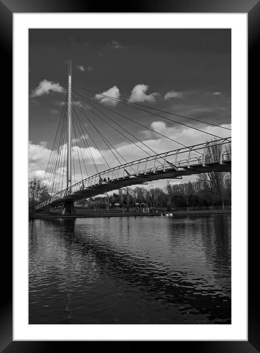Christchurch Bridge over the River Thames Framed Mounted Print by Joyce Storey