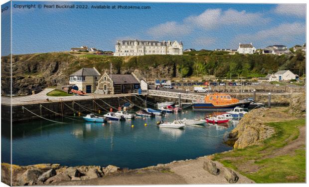 Portpatrick Harbour Dumfries and Galloway Scotland Canvas Print by Pearl Bucknall