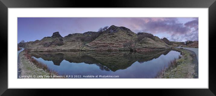 Fairy Glen Uig panoramic  Framed Mounted Print by Lady Debra Bowers L.R.P.S