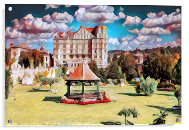Victorian Charm in Parade Gardens Acrylic by Roger Mechan