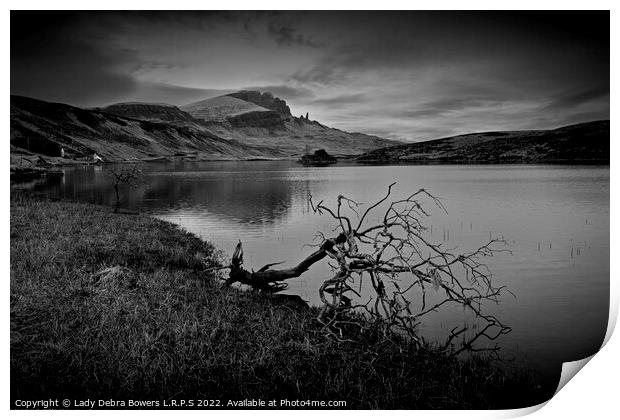 Loch Fada and Storr  Print by Lady Debra Bowers L.R.P.S