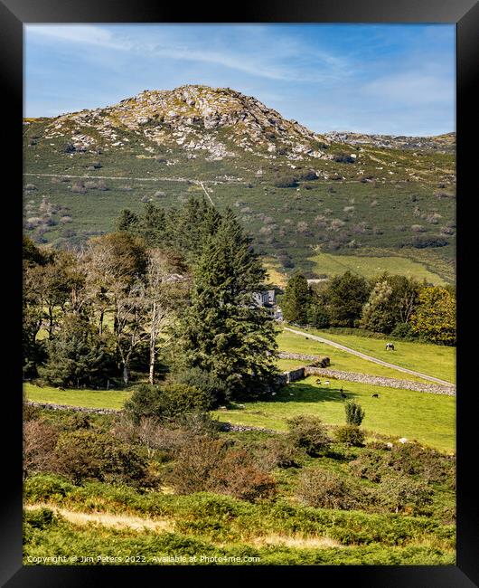 Sharp Tor on Bodmin Moor Framed Print by Jim Peters