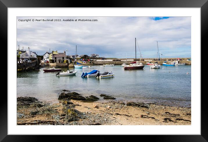 Cemaes Bay Isle of Anglesey Wales Framed Mounted Print by Pearl Bucknall