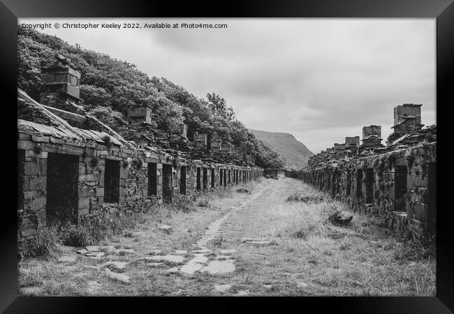 Anglesey Barracks in monochrome Framed Print by Christopher Keeley