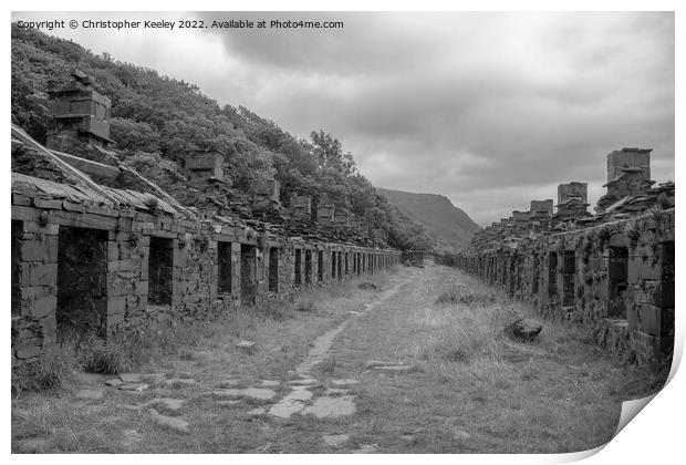 Anglesey Barracks in black and white Print by Christopher Keeley