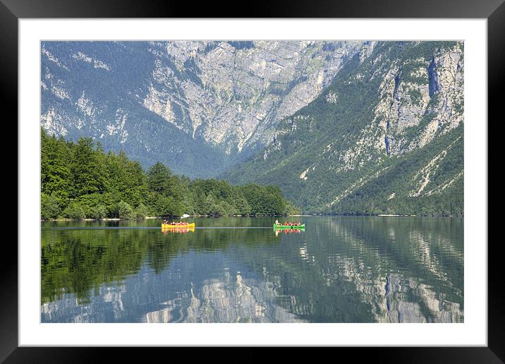 Valley reflections Framed Mounted Print by Ian Middleton