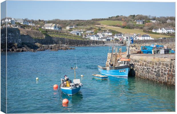Coverack, Cornwall Canvas Print by Graham Custance