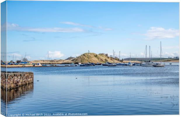 Serene Beauty of Alnmouth Estuary Canvas Print by Michael Birch