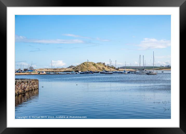 Serene Beauty of Alnmouth Estuary Framed Mounted Print by Michael Birch