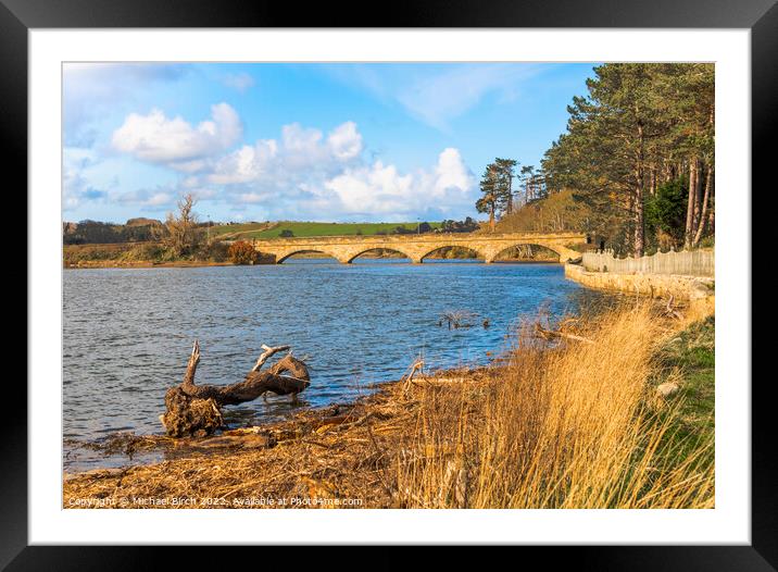 Majestic Duchess Bridge over River Aln Framed Mounted Print by Michael Birch