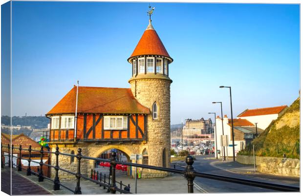 Scarborough Toll House Canvas Print by Alison Chambers