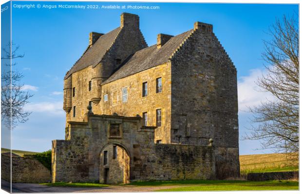 Outlander Castle (Lallybroch) Scotland Canvas Print by Angus McComiskey