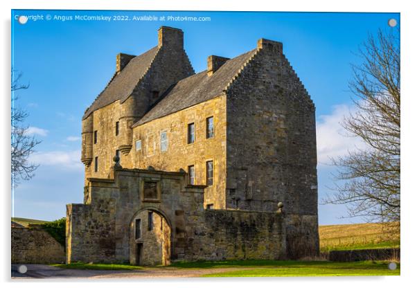 Outlander Castle (Lallybroch) Scotland Acrylic by Angus McComiskey