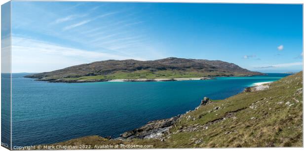 The Isle of Scarp in the Outer Hebrides Canvas Print by Photimageon UK