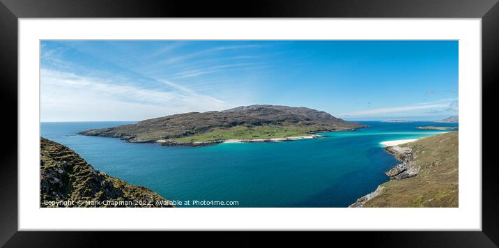 The Isle of Scarp in the Outer Hebrides Framed Mounted Print by Photimageon UK