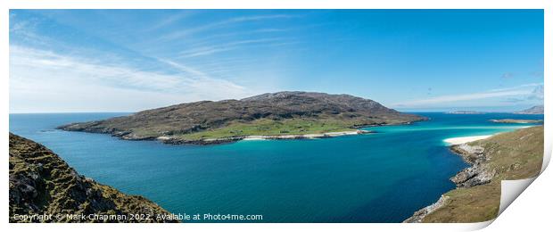 The Isle of Scarp in the Outer Hebrides Print by Photimageon UK