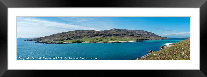 The Isle of Scarp in the Outer Hebrides Framed Mounted Print by Photimageon UK