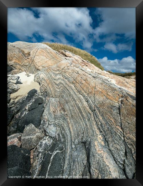 Lewisian Gneiss rock formation - Isle of Harris Framed Print by Photimageon UK