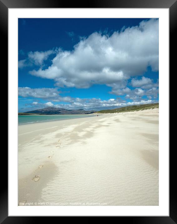 Traigh Mheilein beach - Isle of Harris - Scotland Framed Mounted Print by Photimageon UK