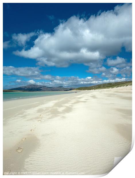Traigh Mheilein beach - Isle of Harris - Scotland Print by Photimageon UK