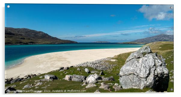 Traigh Mheilein beach - Isle of Harris - Scotland Acrylic by Photimageon UK