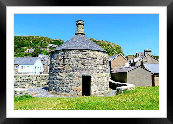 Barmouth Roudhouse, Wales. Framed Mounted Print by john hill