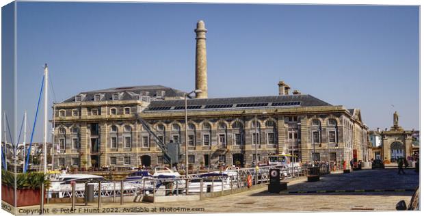 Royal William Yard And Dock Plymouth Canvas Print by Peter F Hunt