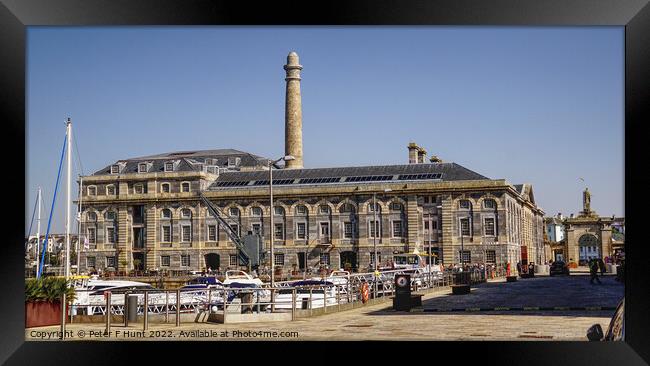 Royal William Yard And Dock Plymouth Framed Print by Peter F Hunt