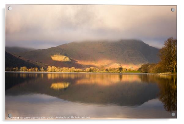 Morning Light at Buttermere Acrylic by Gary Clarricoates