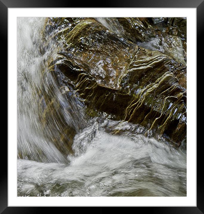 Flow Framed Mounted Print by Gary Eason