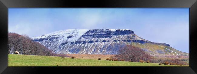 Pen y Ghent Panorama Framed Print by David McCulloch
