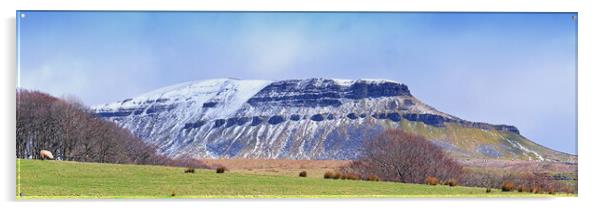 Pen y Ghent Panorama Acrylic by David McCulloch