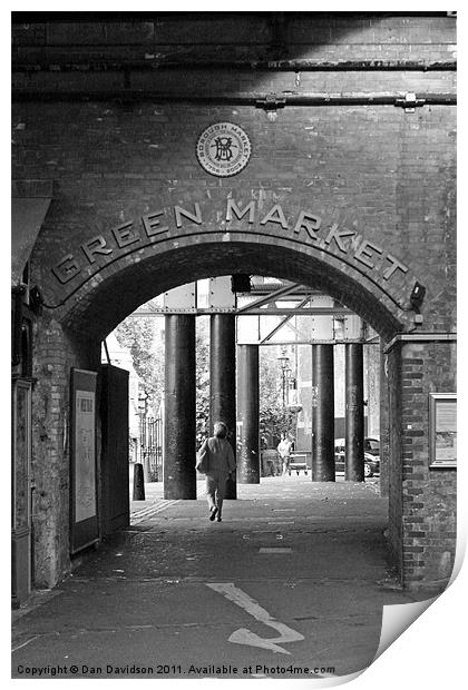 Borough Market Print by Dan Davidson